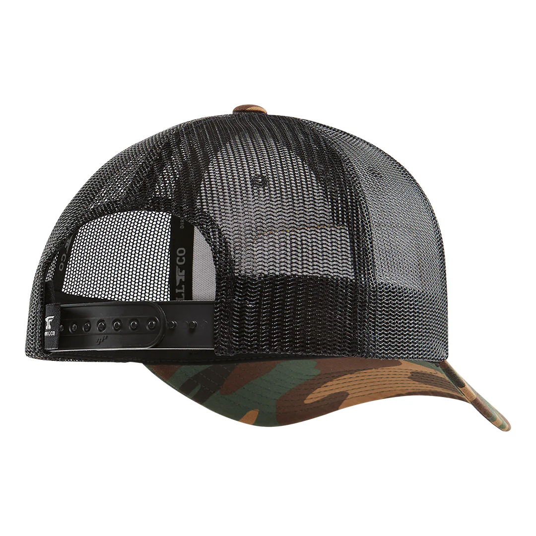 SBC Barricade Eagle Curved Brim Trucker Hat - Image 2