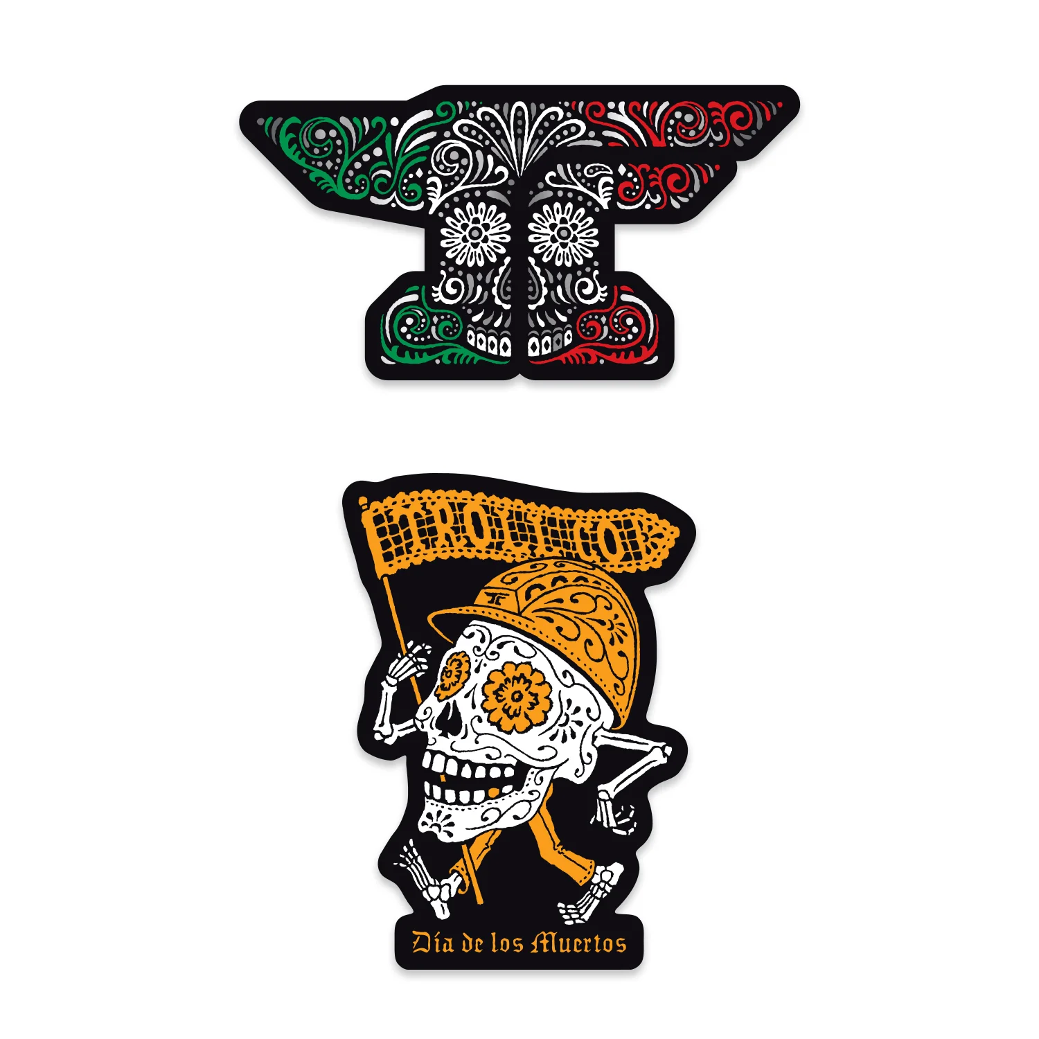 Day of The Dead Sticker Pack & Air Freshener Bundle - Image 3