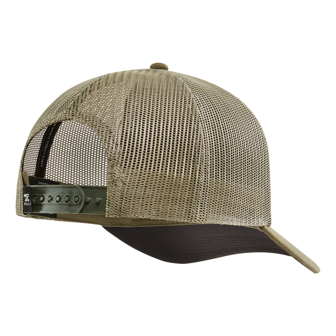 DHCM Woven Label Curved Brim Trucker Hat - Image 2