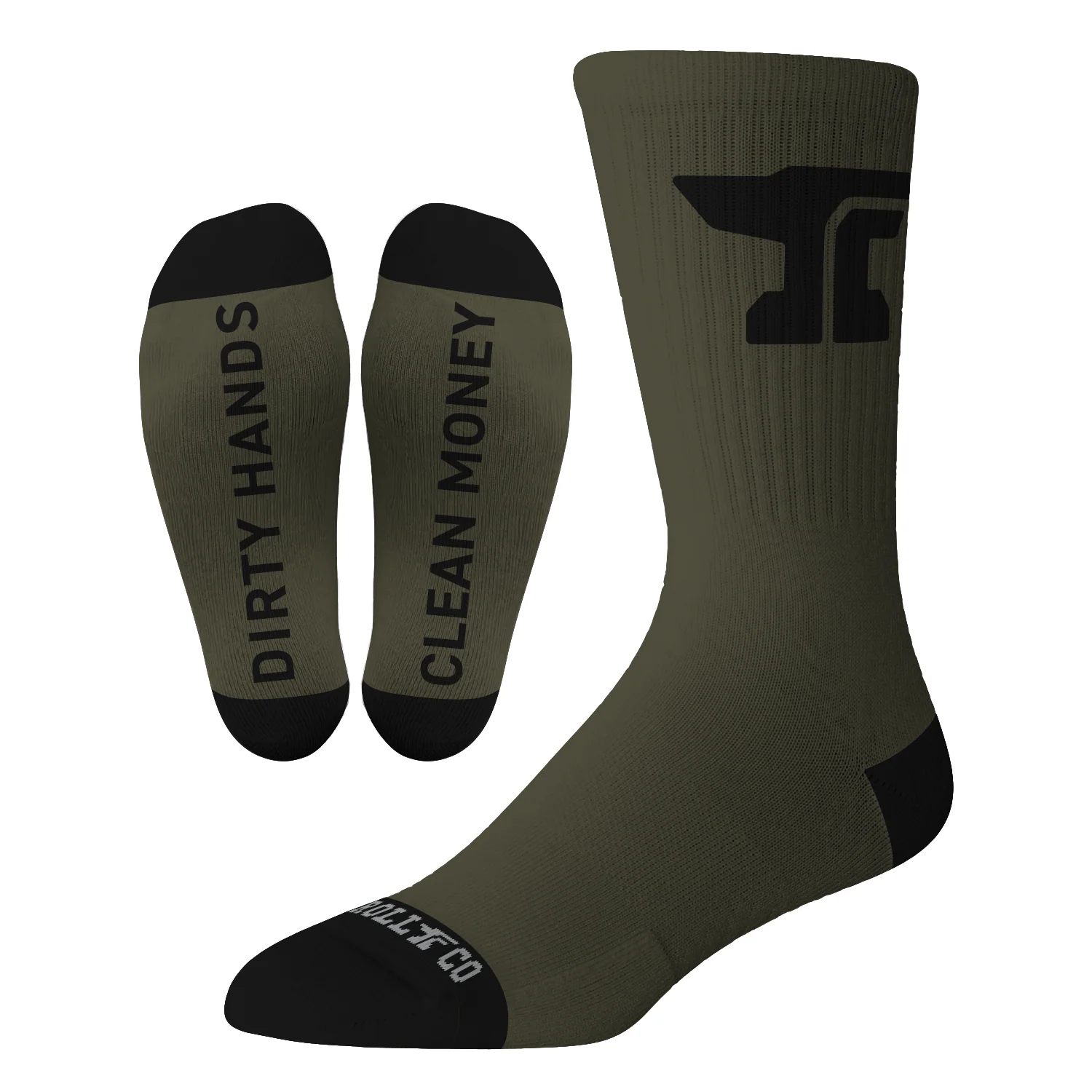 DHCM Forged Crew Sock Anvil 3 Pack - Image 6