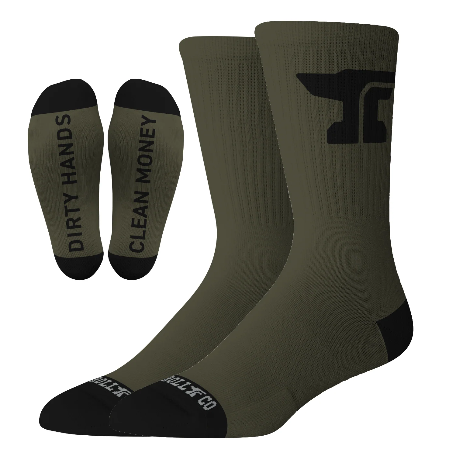 DHCM Forged Crew Sock Anvil 3 Pack - Image 7