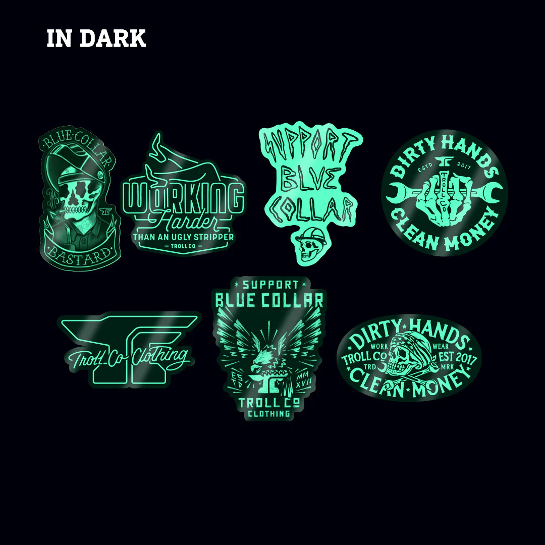 Jumbo Glow Sticker Pack - Image 2