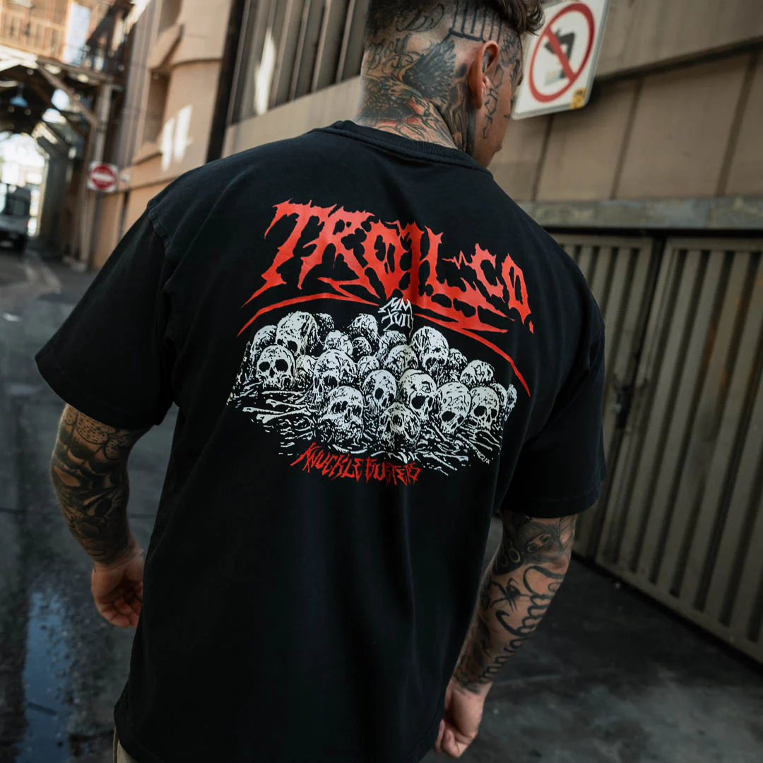 Men's Knuckle Busters Heavyweight Pigment Dye T-Shirt - Image 3