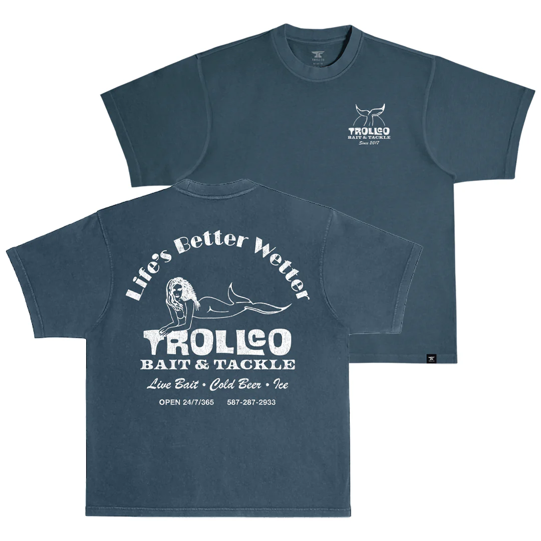 Men's Bait & Tackle Heavyweight Pigment Dye T-Shirt