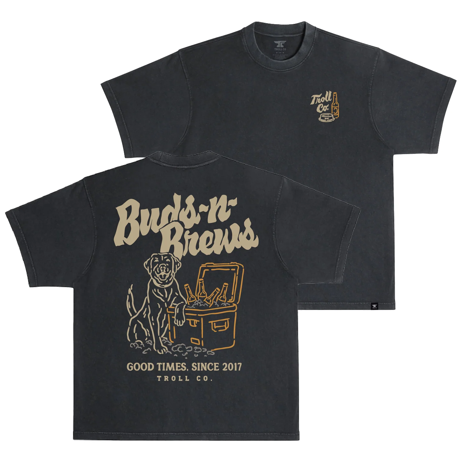 Men's Buds N Brews Heavyweight Pigment Dye T-Shirt