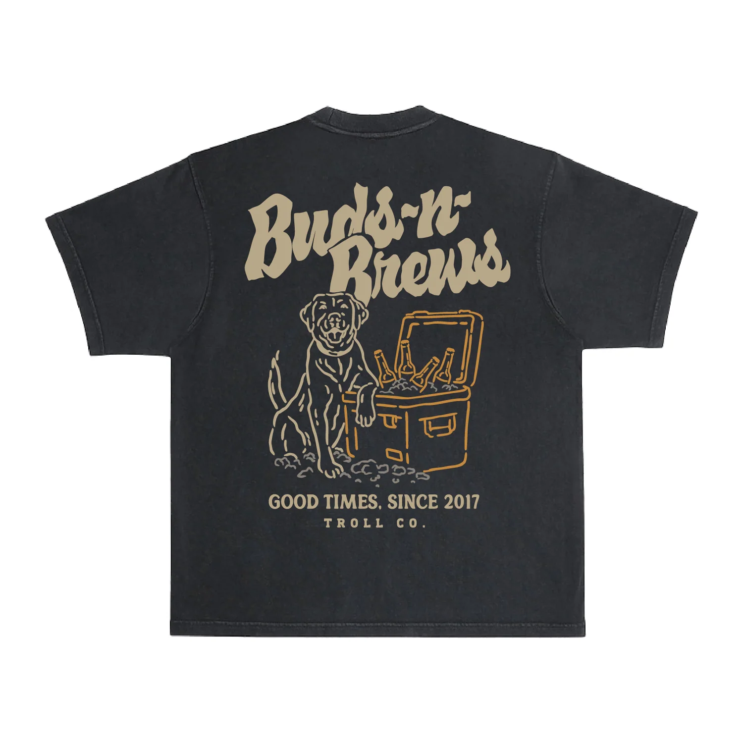 Men's Buds N Brews Heavyweight Pigment Dye T-Shirt - Image 3