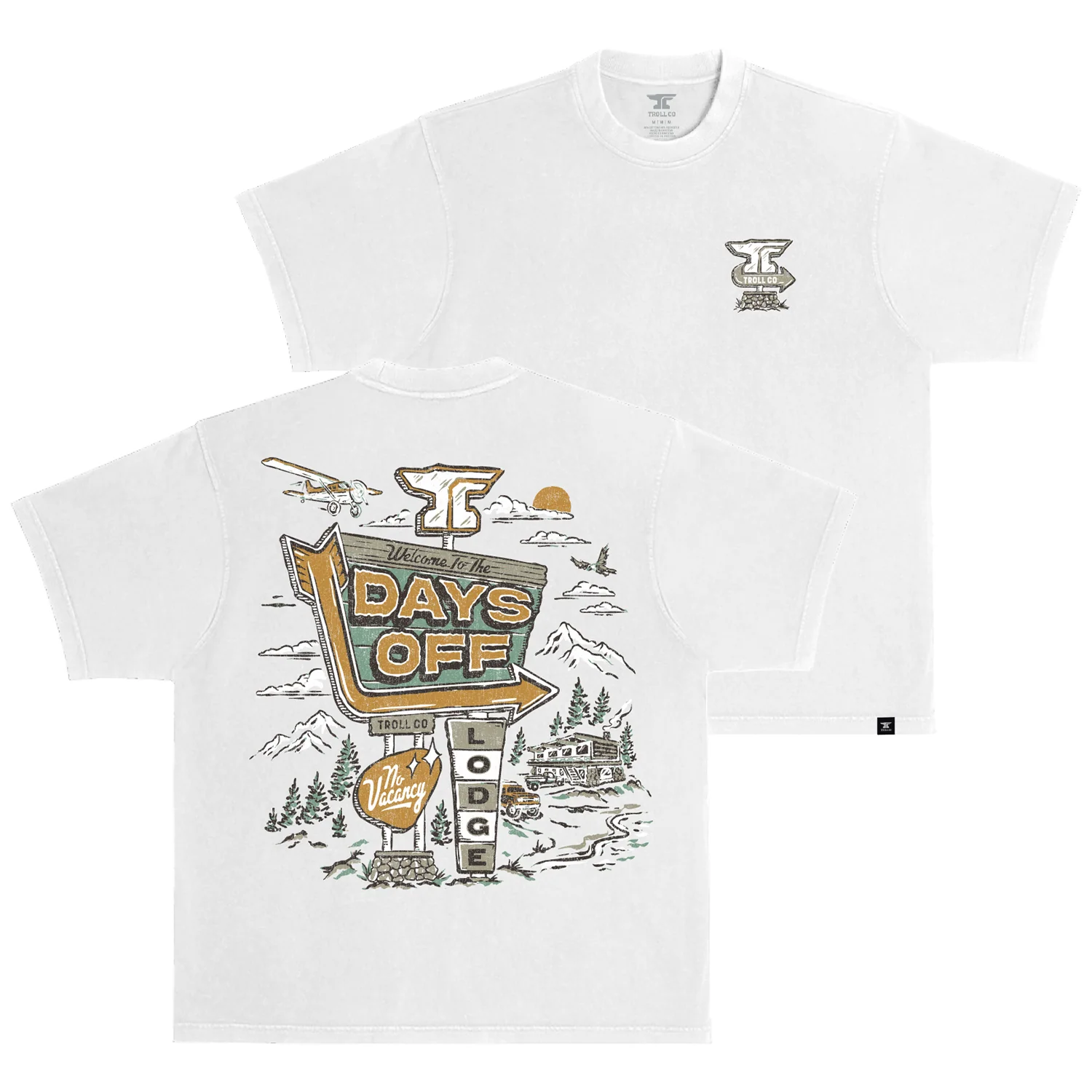 Men's Days Off Lodge Heavyweight Pigment Dye T-Shirt