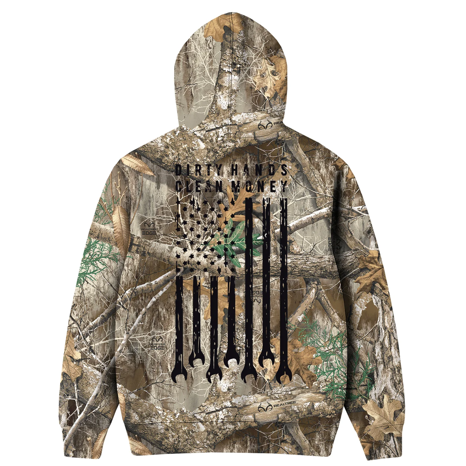 Men's DHCM Flagship  RealTree Hoodie - Image 3
