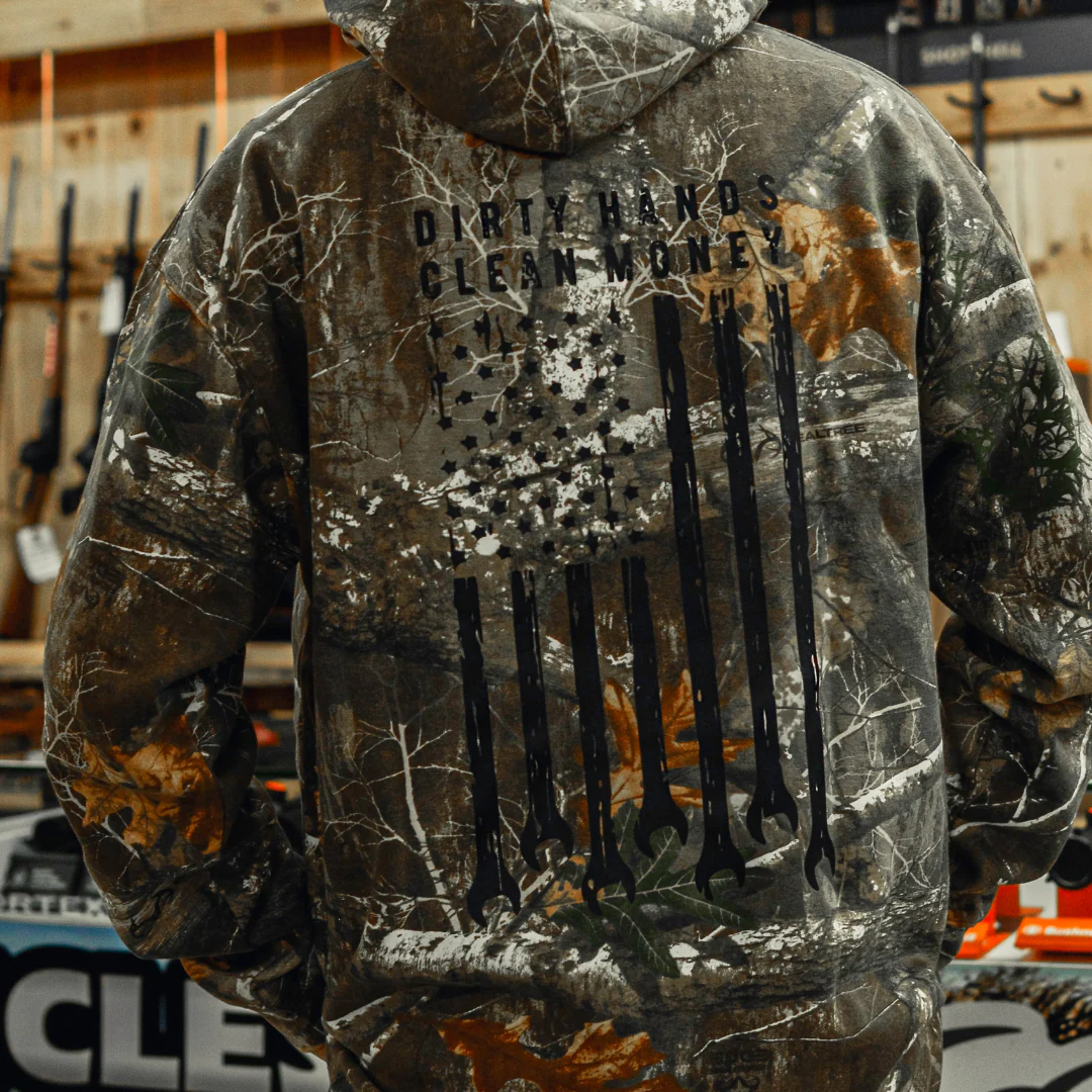 Men's DHCM Flagship  RealTree Hoodie - Image 4