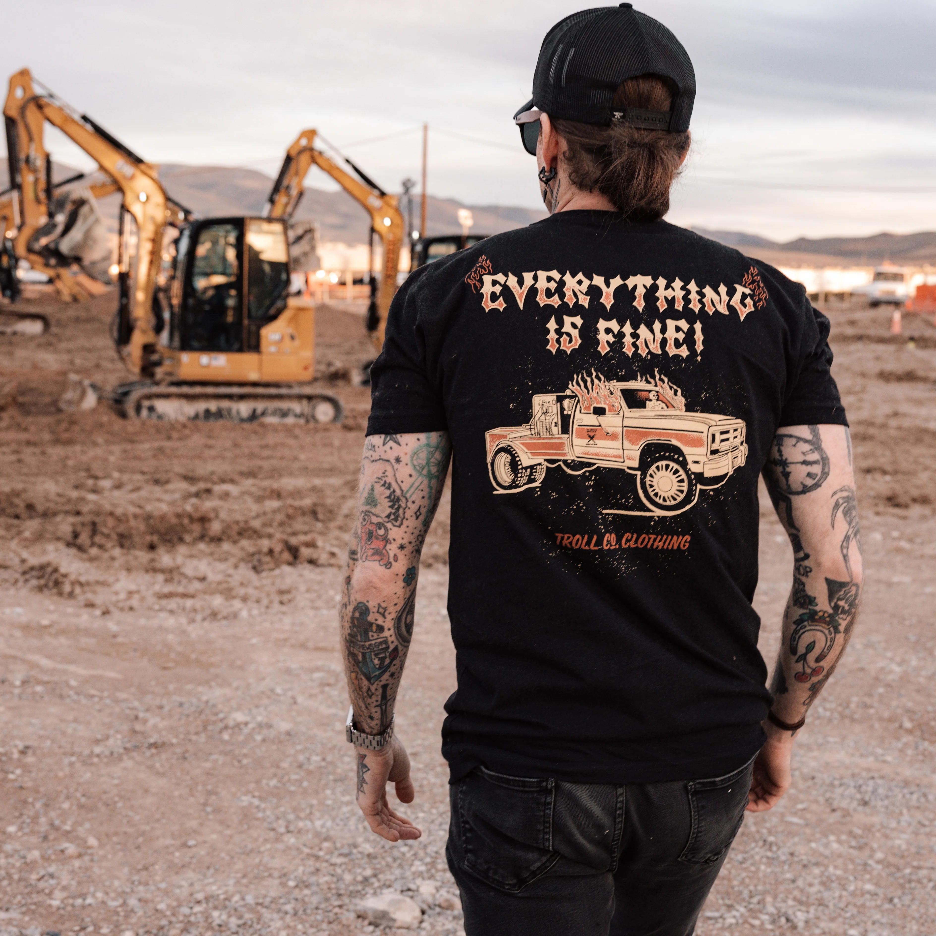 Men's Everything is Fine T-Shirt - Image 4