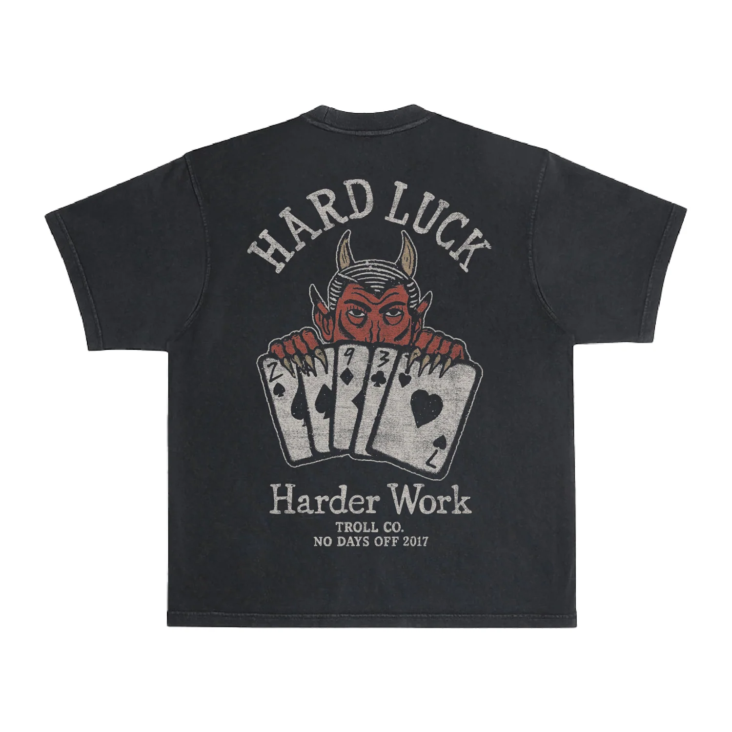 Men's Hard Luck Heavyweight Pigment Dye T-Shirt - Image 3