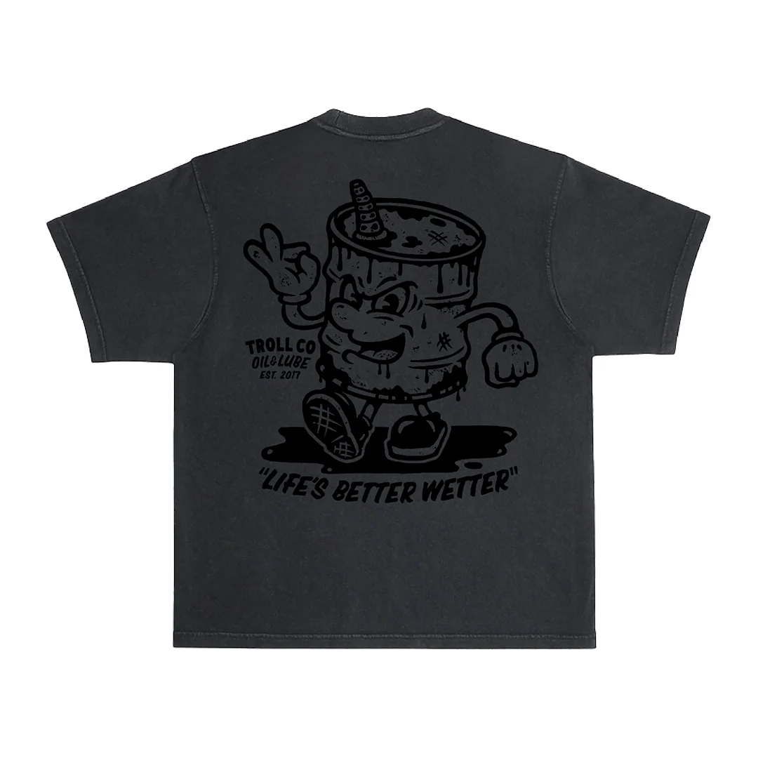 Men's Lube Dude Heavyweight Pigment Dye T-Shirt - Image 3