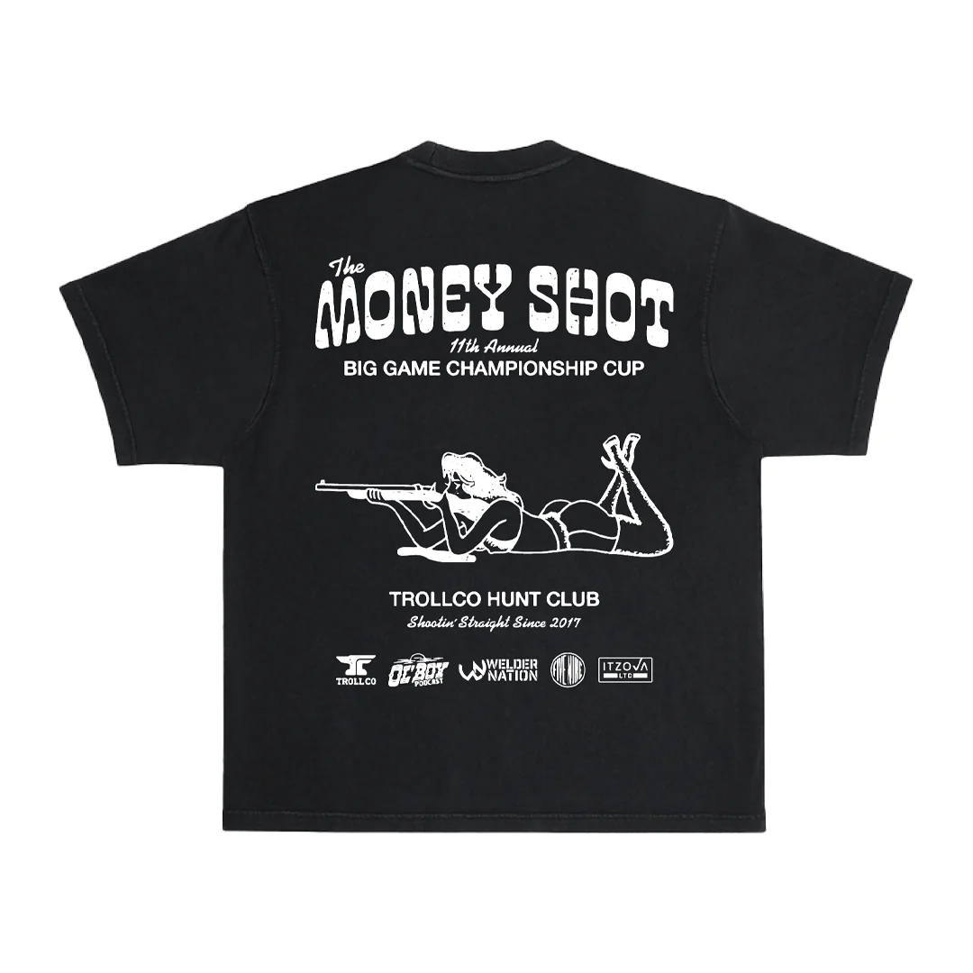 Men's Money Shot Heavyweight T-Shirt - Image 3