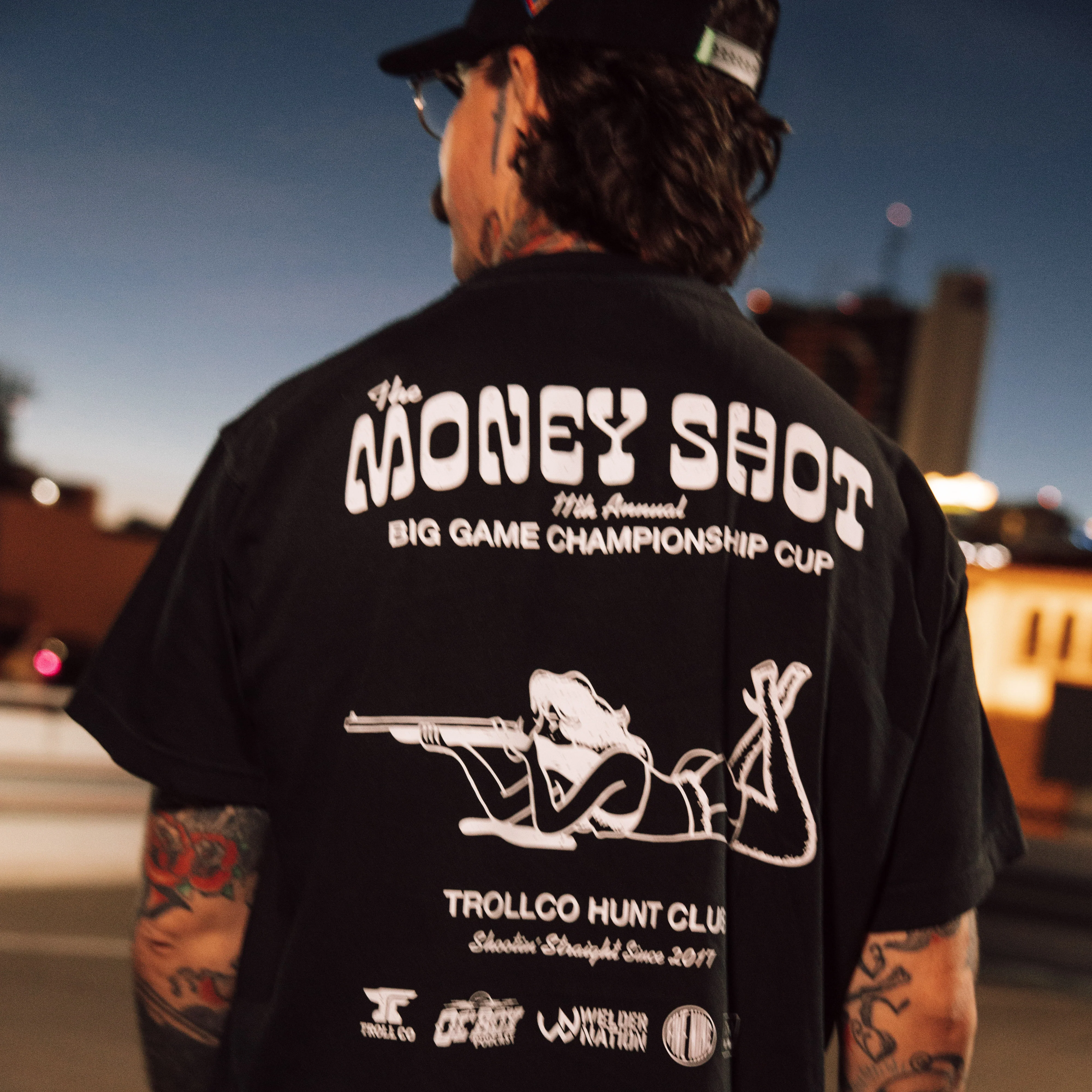 Men's Money Shot Heavyweight T-Shirt - Image 5