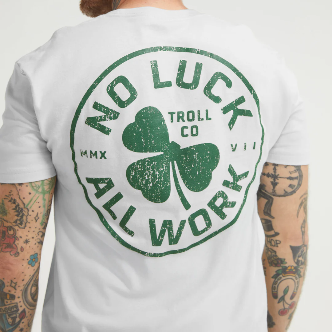Men's NOLAW Broken Clover T-Shirt - Image 2