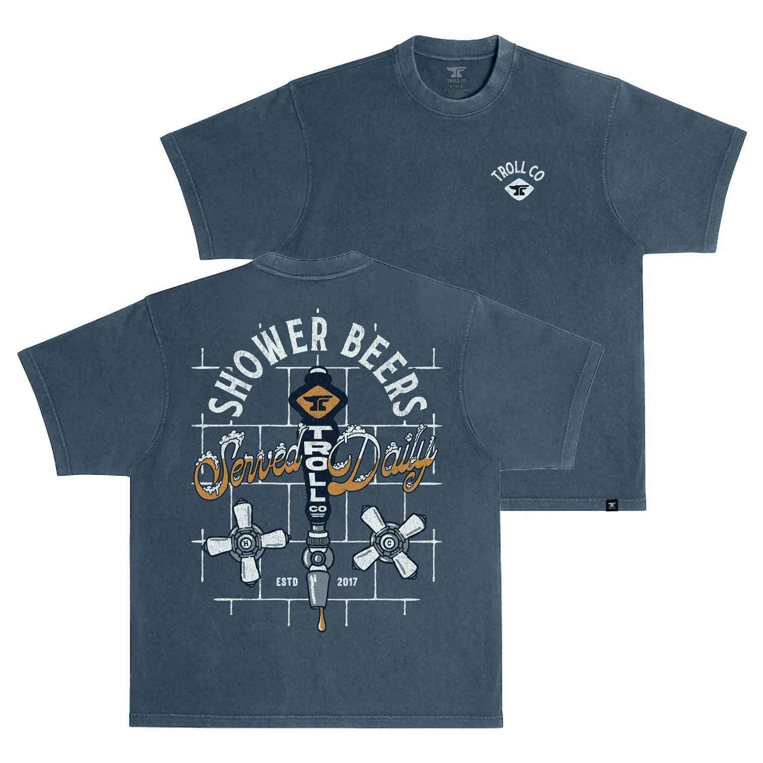 Men's Shower Beers Heavyweight Pigment Dye T-Shirt