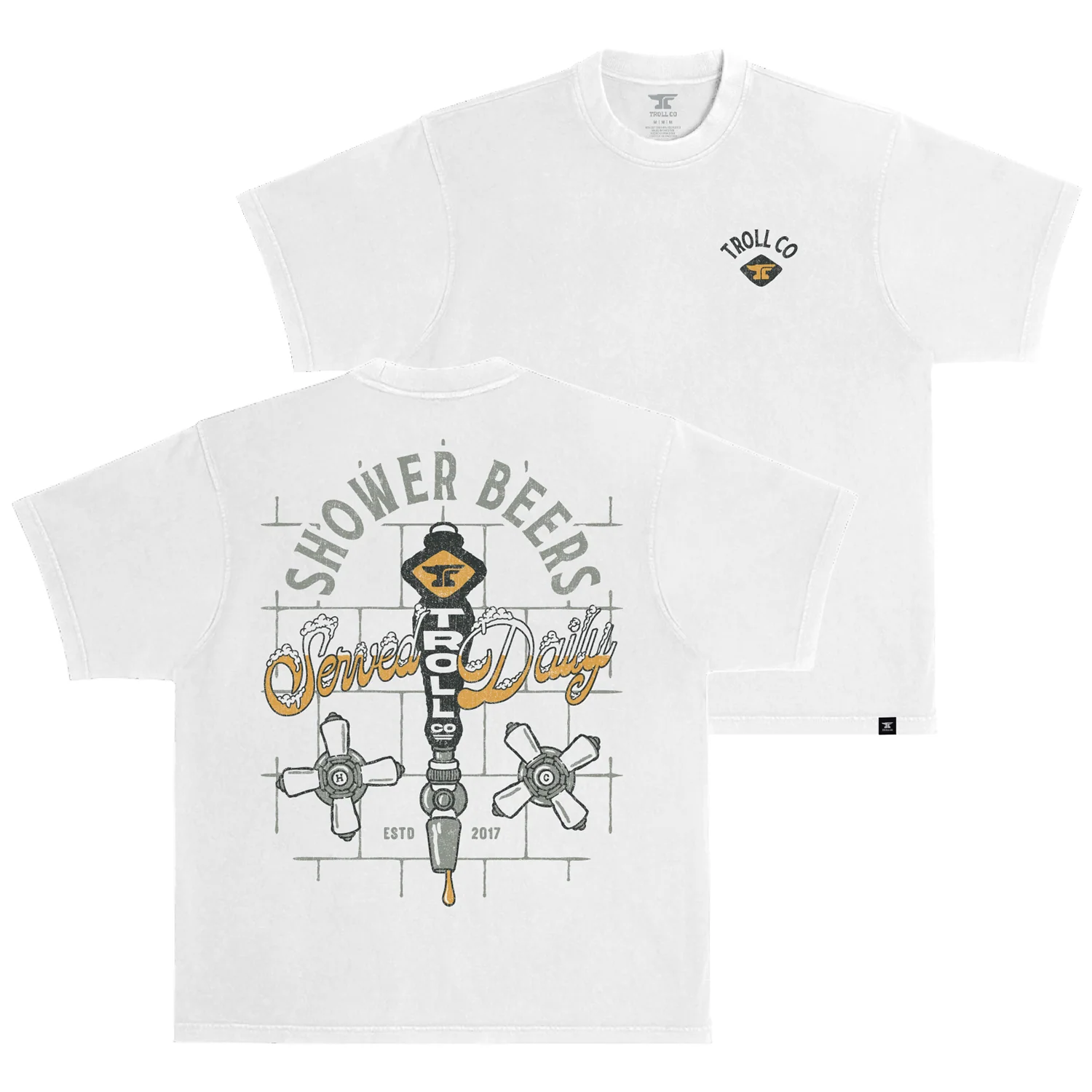 Men's Shower Beers Heavyweight Pigment Dye T-Shirt