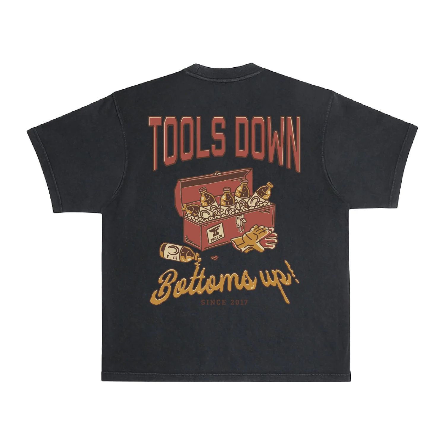 Men's Tools Down Heavyweight Pigment Dye T-Shirt - Image 3