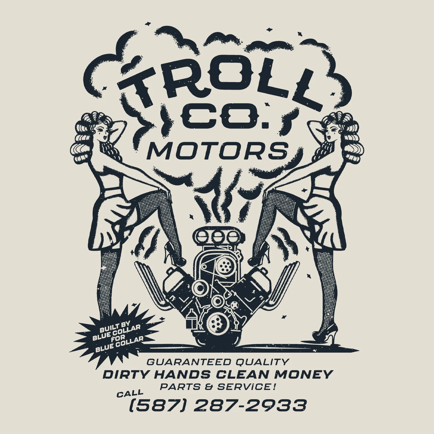 Men's Troll Co Motors T-Shirt - Image 4