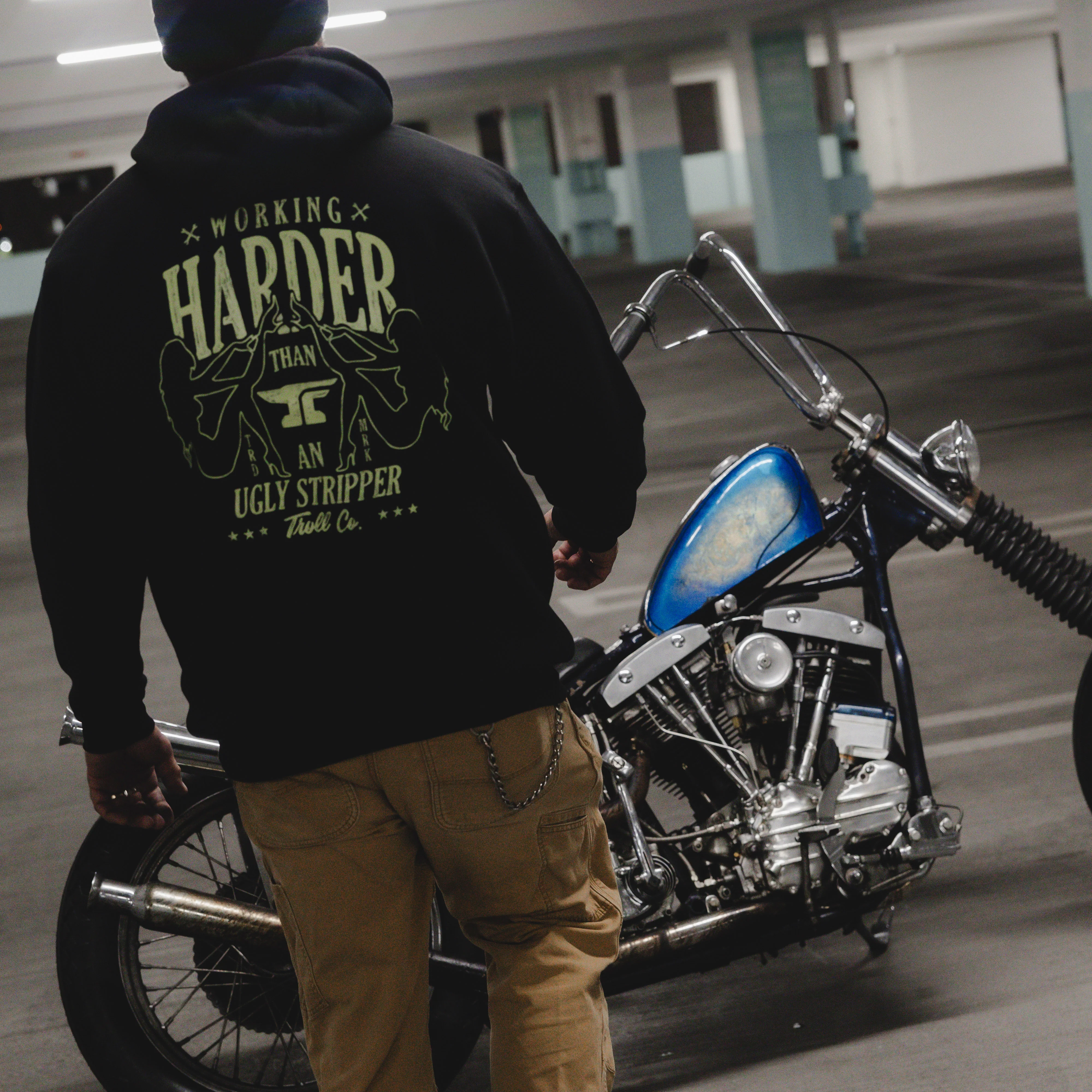 Men's WHUS XXX Glow In The Dark Hoodie - Image 5