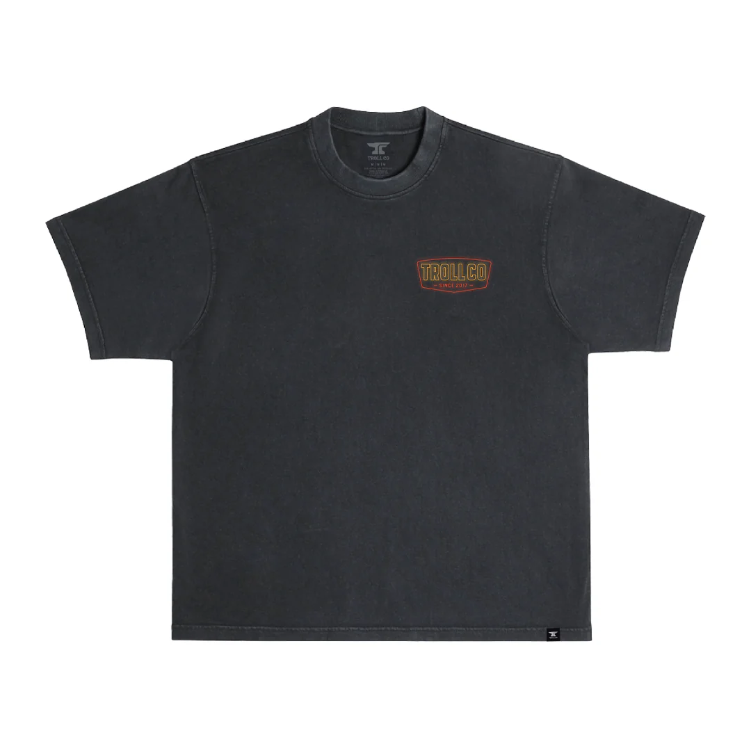 Men's WHUS Neon Heavyweight Pigment Dye T-Shirt - Image 2