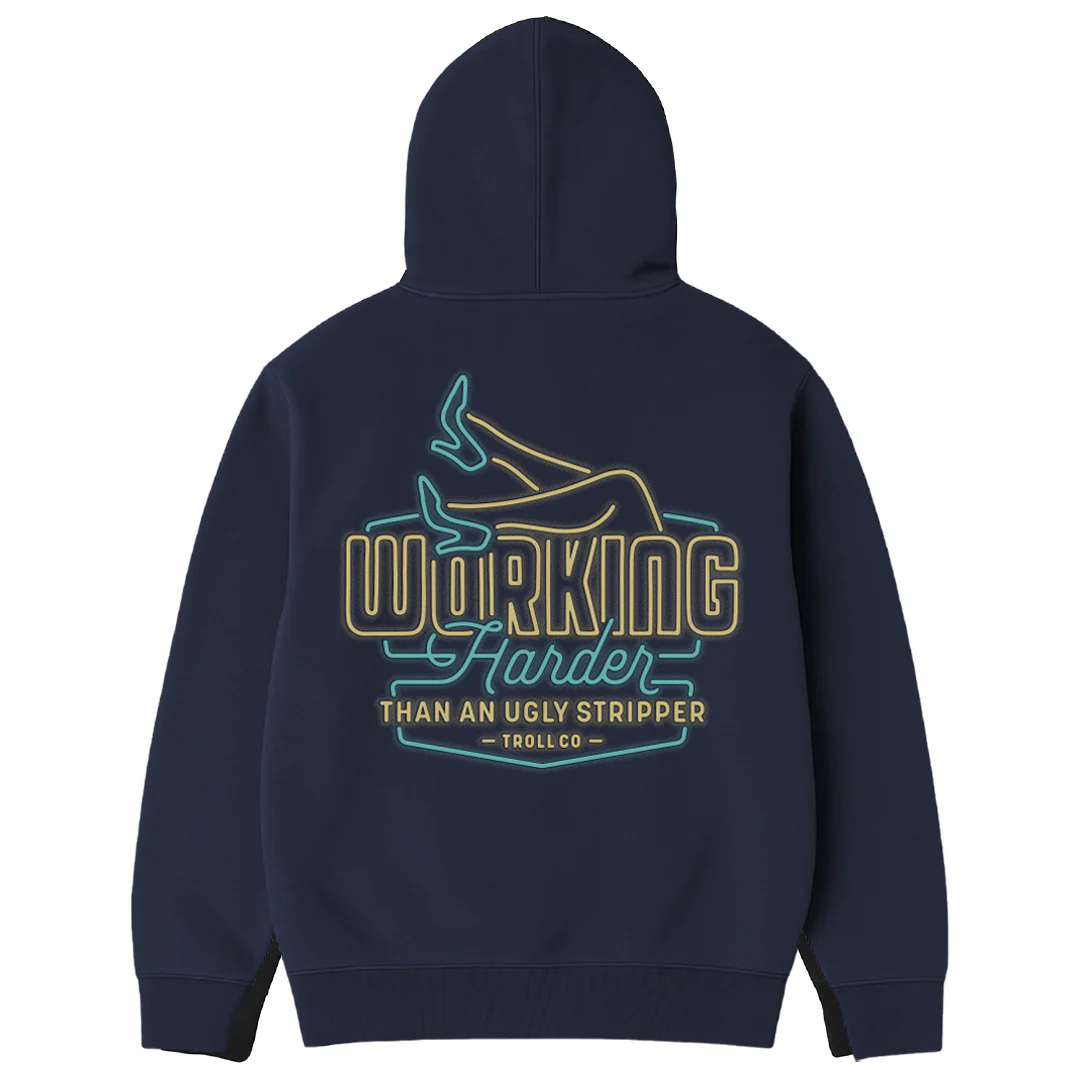 Men's WHUS Neon Hoodie - Image 3
