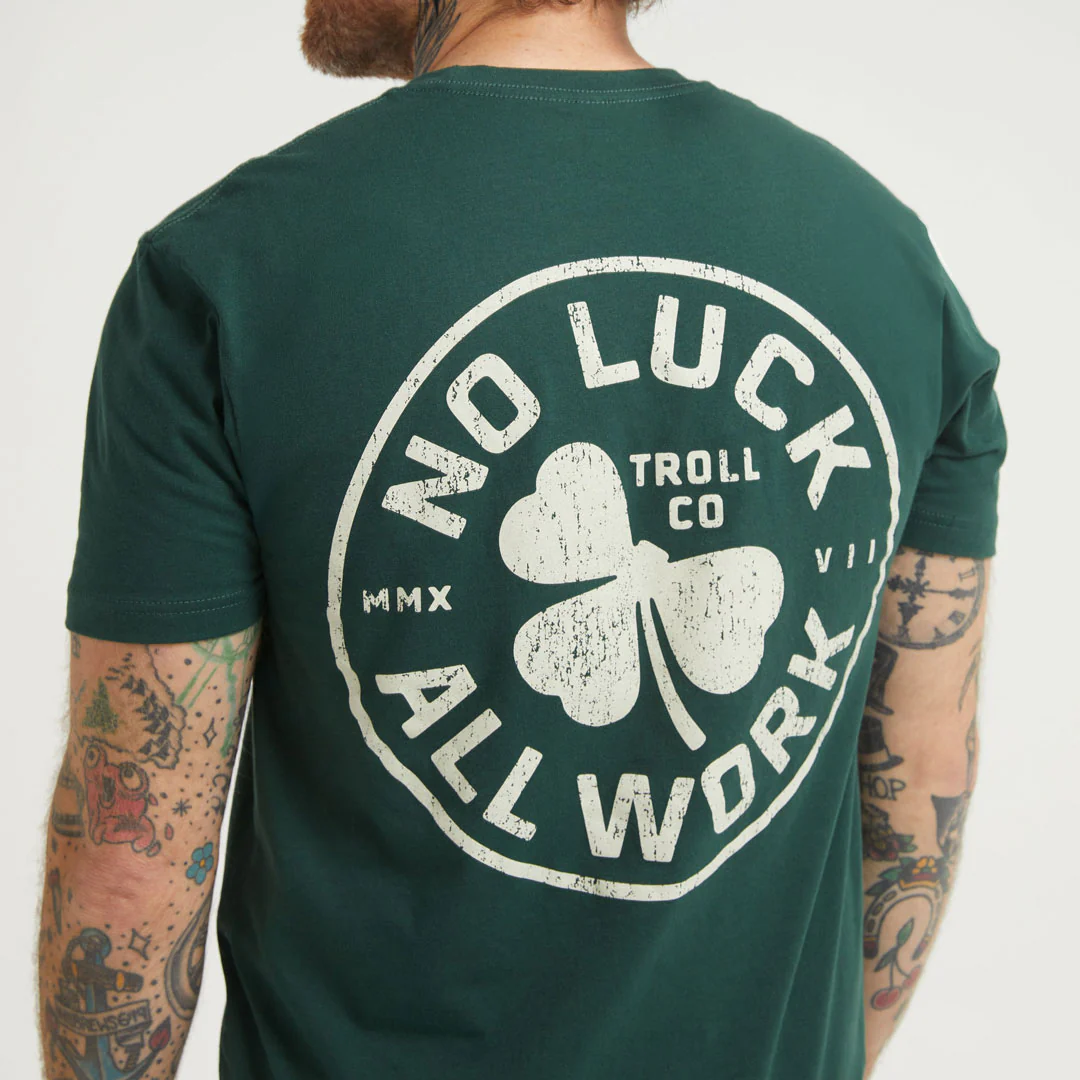 Men's NOLAW Broken Clover T-Shirt - Image 3