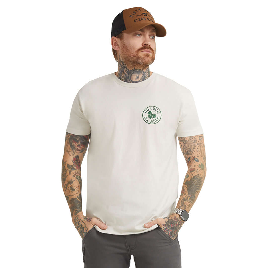 Men's NOLAW Broken Clover T-Shirt - Image 4