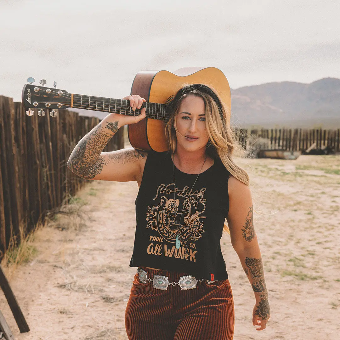 Women's NOLAW Cowgirl Crop Tank