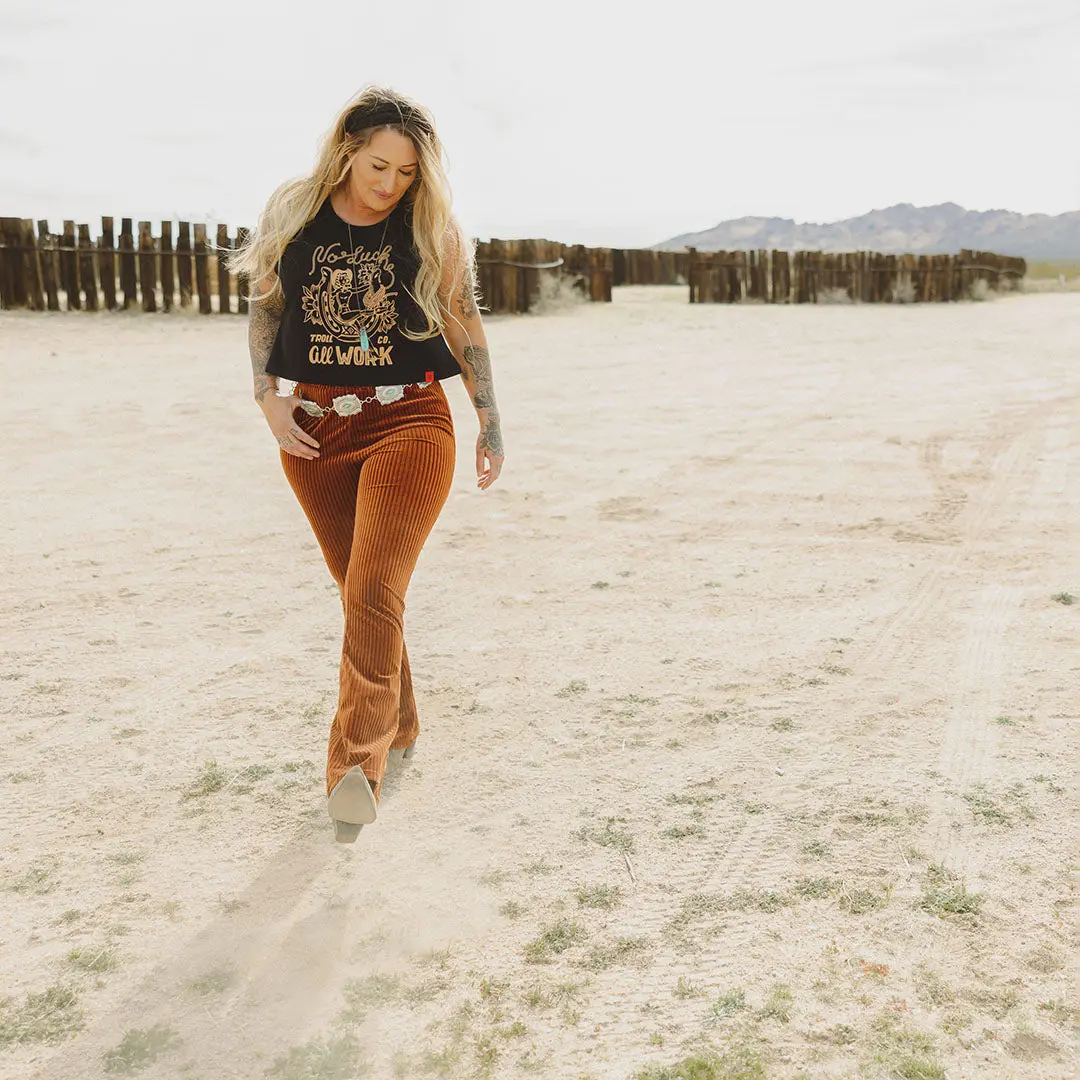 Women's NOLAW Cowgirl Crop Tank - Image 2