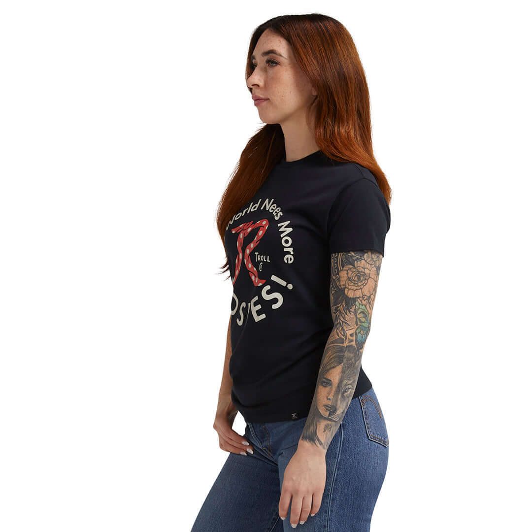 Women's Red Rosie T-shirt - Image 3