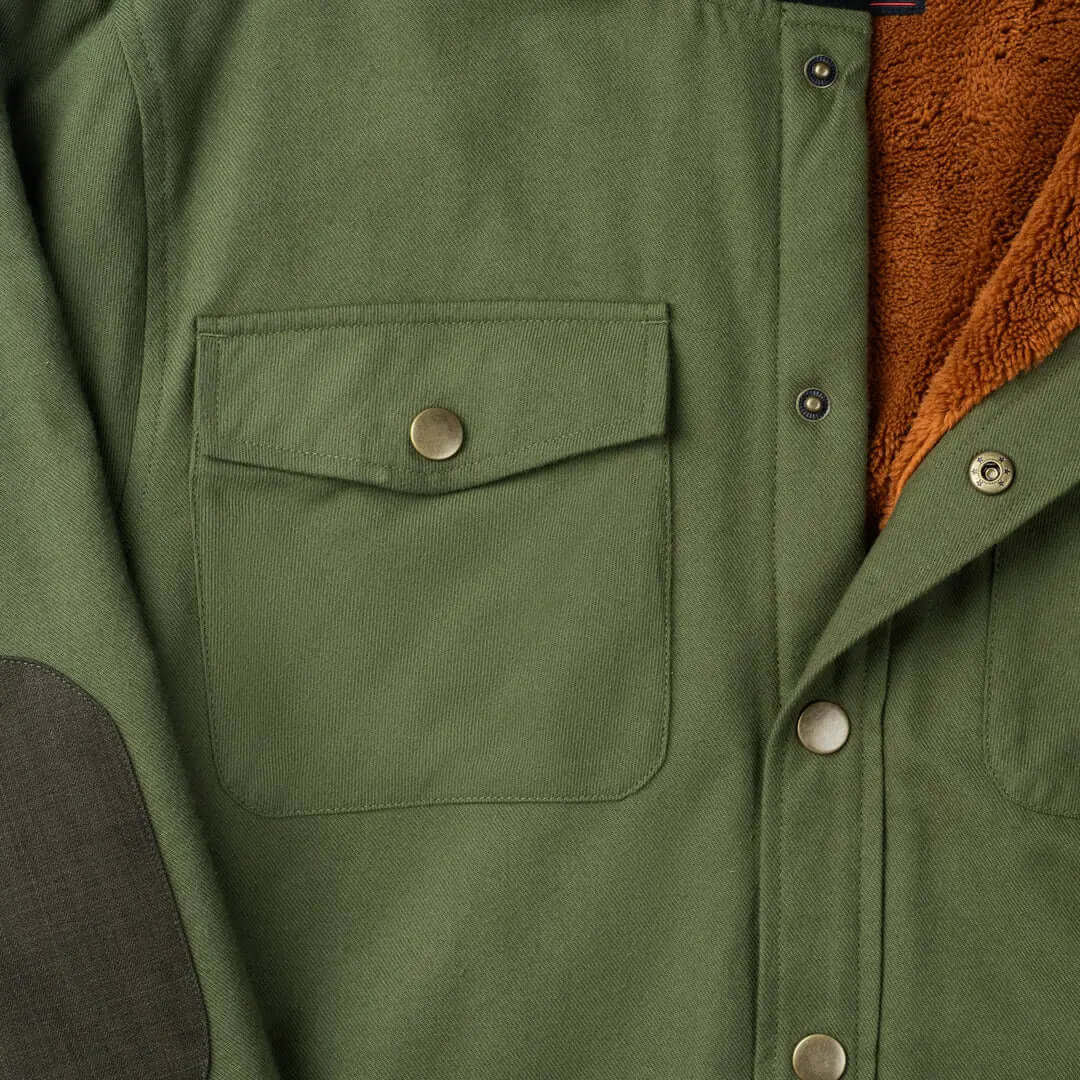 Men's Solid State Sherpa Lined Jacket - Image 5