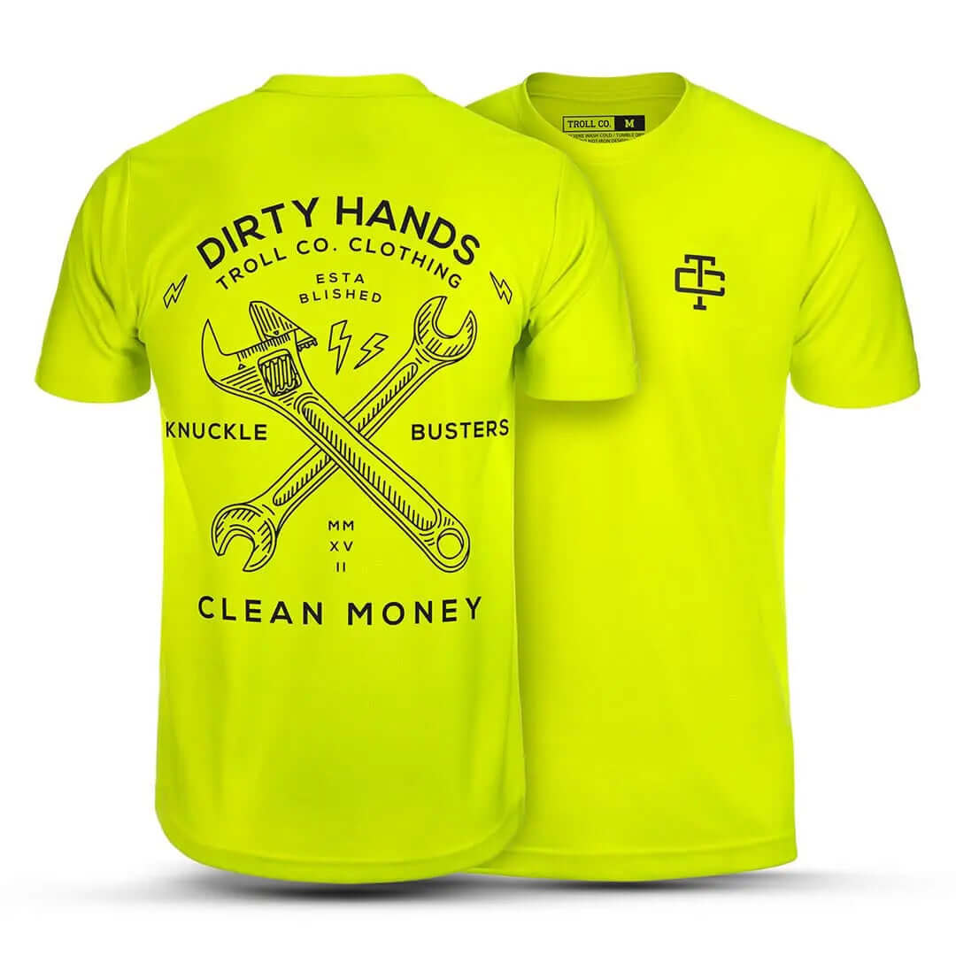 Men's DHCM Twisting Wrenches Hi-Vis T-Shirt