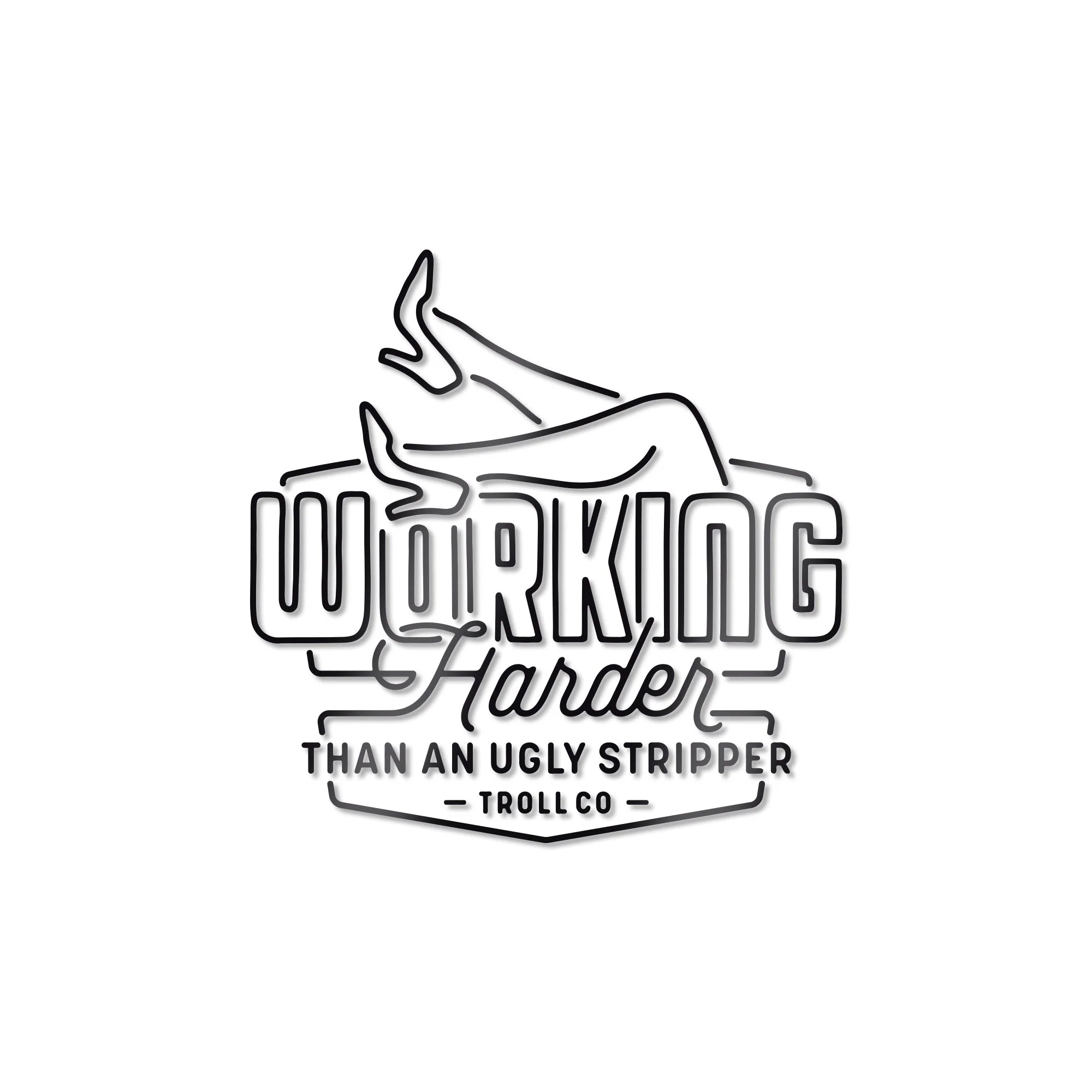 WHUS Neon Decal