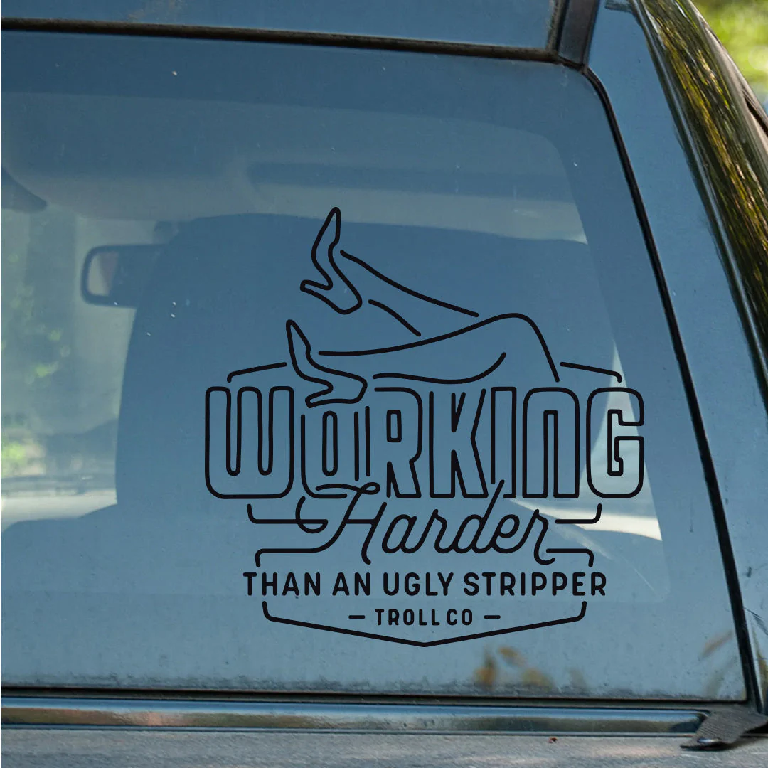 WHUS Neon Decal