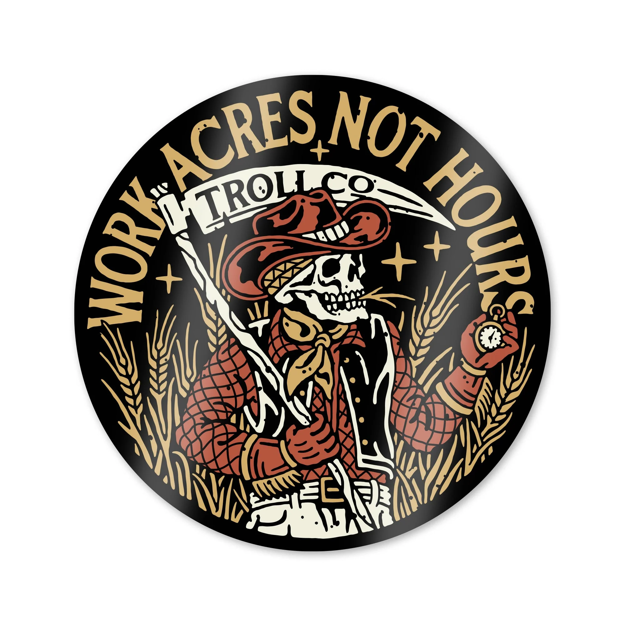 Work Acres Sticker